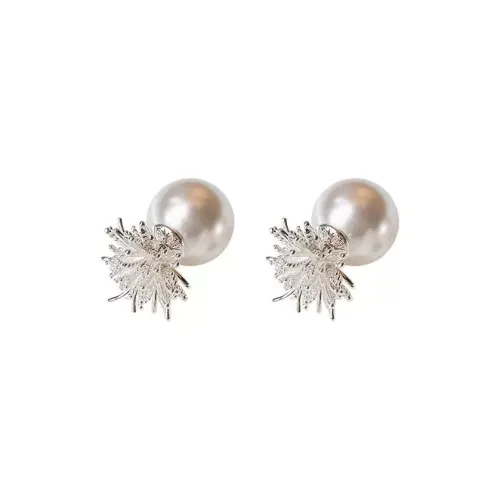 Xuanman Copper Stud Earrings Women's Xuanman Медные серьги-гвоздики женские