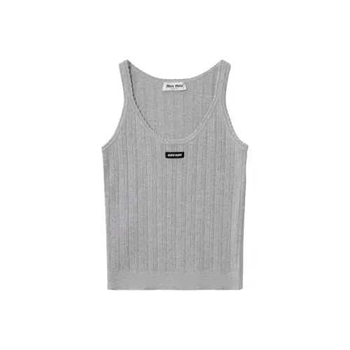 MIU MIU Серые Женские Майки