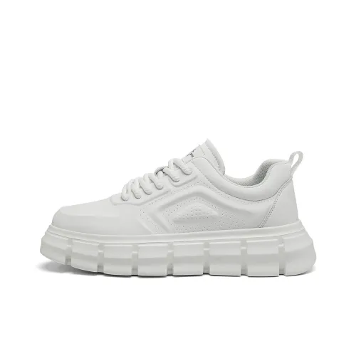 Dance with Wolves Амортизация Устойчивый к истиранию Увеличение высоты Низкий топ Повседневная обувь Мужская