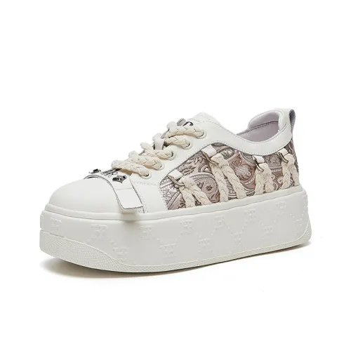 HR визуально увеличивает рост Низкие кроссовки для скейтбординга Женские