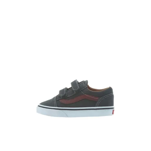 Vans Old Skool V Низкий Топ Обувь для малышей Gray Infant And Toddler