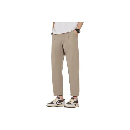 Tonlion Хаки Унисекс Повседневные Брюки