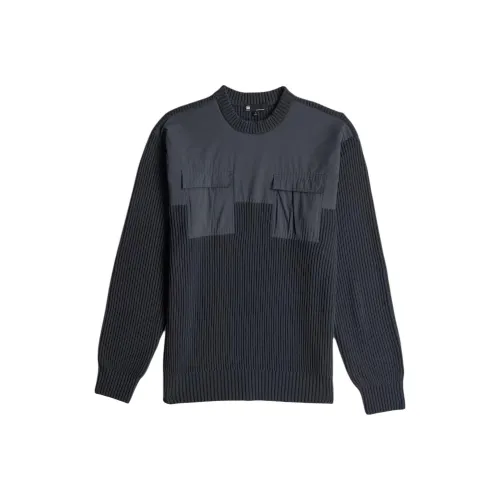 Г Звезда RAW Темно-синий Синий Мужские Свитера