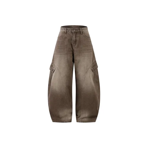 BEAR UNION Коричневый Женские Джинсы