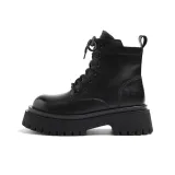 Чёрный, меховая подкладка