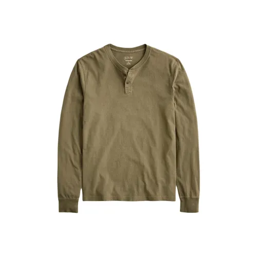 J.Crew Оливково-зеленые Мужские T-рубашки