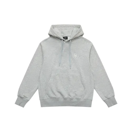 Mlb Base Logo Basic Collection New York Mets 25FW Толстовка Унисекс Стандарт Фотиния Серый