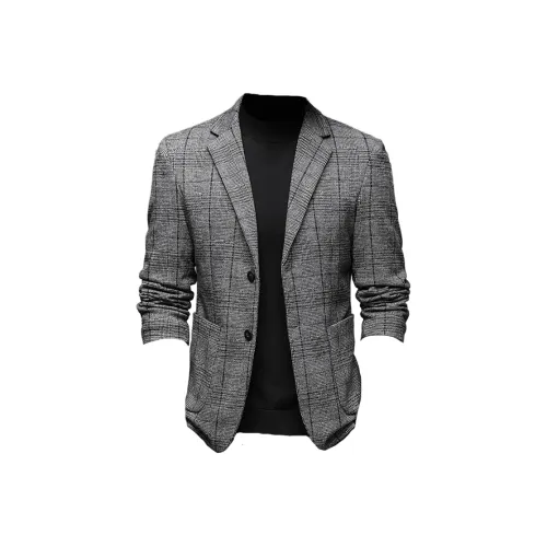 SENJIALUO Серый Мужской Деловой костюм