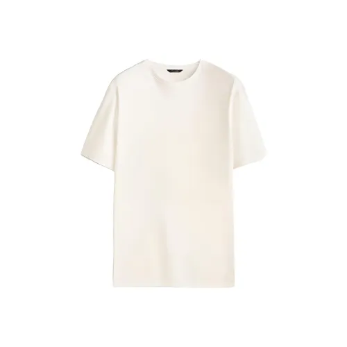 Massimo Dutti Экрю Мужские T-рубашки