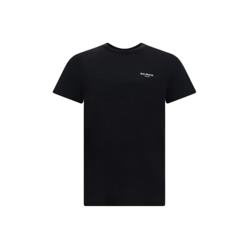 BALMAIN Мужские черные T-рубашки