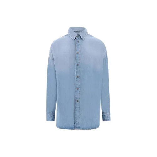 DIESEL Светло-синие Мужские Рубашки