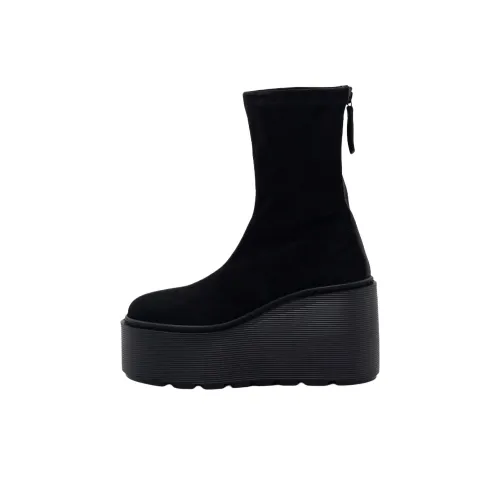 Vic Matie F20 Zeppa Stripy Ботильоны 10 см Женские Черные