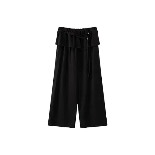 CHUU Черные Женские Повседневные Штаны