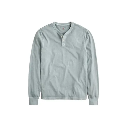 J.Crew Мужские T-рубашки в горошек зеленого цвета