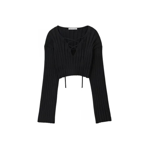 Alexander Wang SS24 Трикотаж Женский Черный