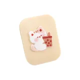 2-в-1 складное зеркальце для макияжа с молочно-чайным котенком