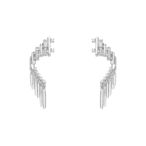 HUSSAIN Серьги с золотым покрытием из серебра S925 женские