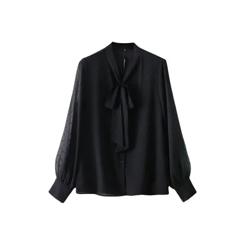 IUNOP Черные Женские Рубашки
