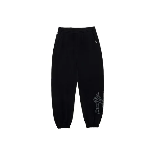 MLB New York Yankees Basic Collection 25FW Вязаные тренировочные штаны унисекс стандартный черный