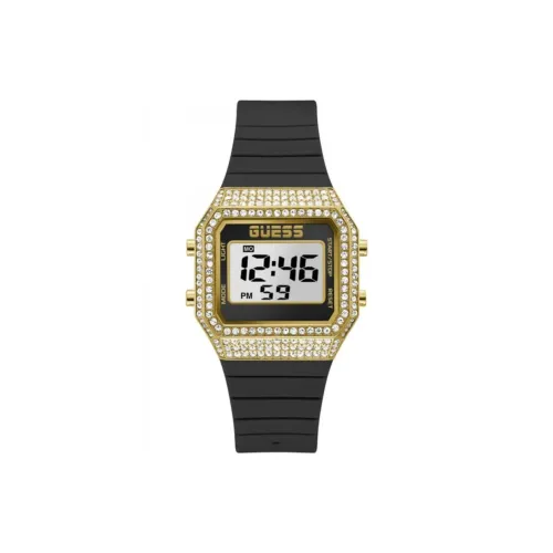 GUESS Women's Watch Кварцевый механизм Резиновый ремешок 39 мм Серый циферблат