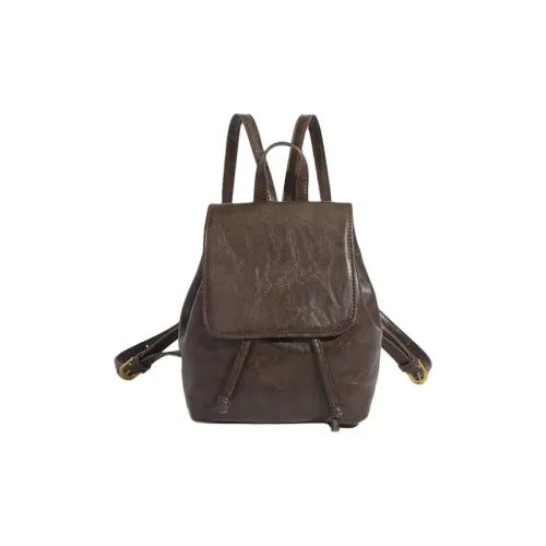 DIFFERENT FACES ПУ (полиуретан) Рюкзак Женские Кофе