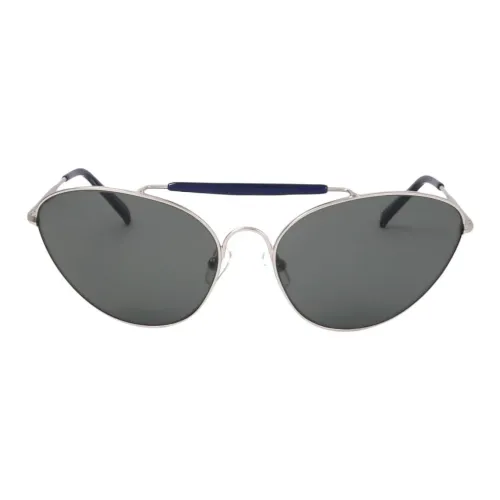 DRIES VAN NOTEN Металл Aviator Солнцезащитные очки Женские Серебристые