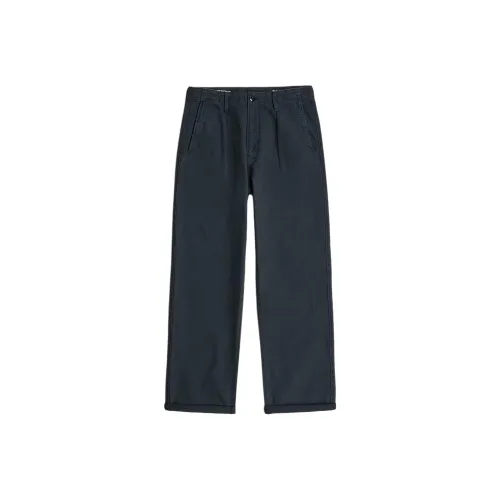 STAR RAW Темно-синие Мужские Повседневные Штаны