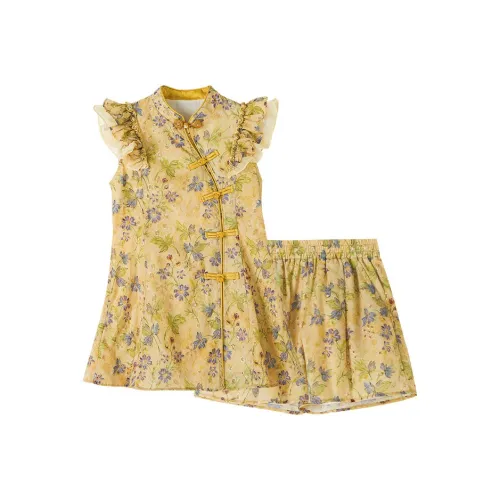 YUANYUAN GIRL Топ+Шорты KIDS Ханьфу