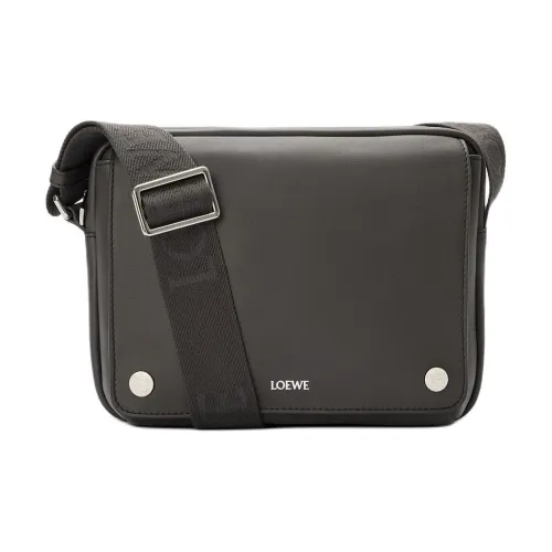 LOEWE Сумка через плечо из телячьей кожи Мужская Темно-серый