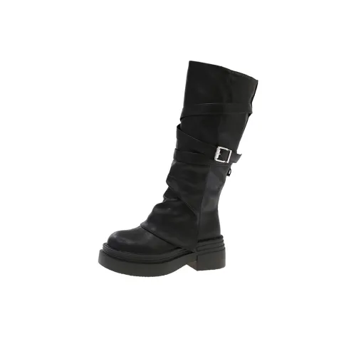 Dawei's House Женские сапоги на высоком каблуке с высоким коленом коробка