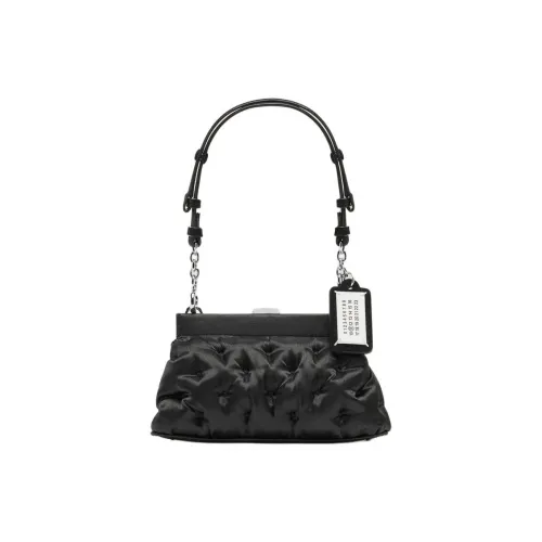 Maison Margiela Glam Slam Satin Переносная Сумка через плечо Маленькая Женская Черная