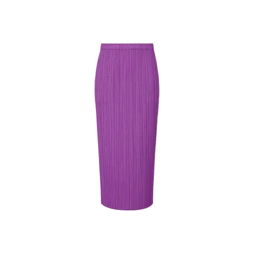PLEATS PLEASE ISSEY MIYAKE FW25 Повседневный Длинный Юбка Женские
