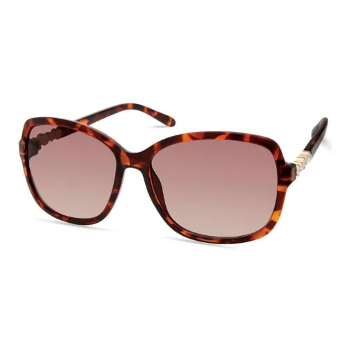 GUESS Овалные Солнцезащитные Очки Женские Коричневый