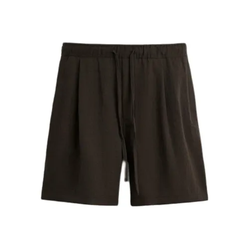 ZARA Коричневые Мужские Повседневные Шорты