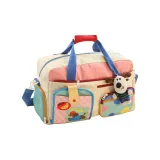 Дофаминовая одежда, цветовой блок, дорожная сумка + подвеска "Щенок" [с отделением для обуви]