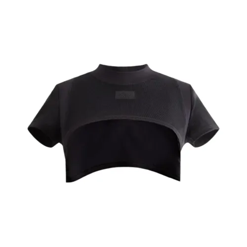 Kith Женские AW23 Осенне-зимняя коллекция Черные Женские T-рубашки