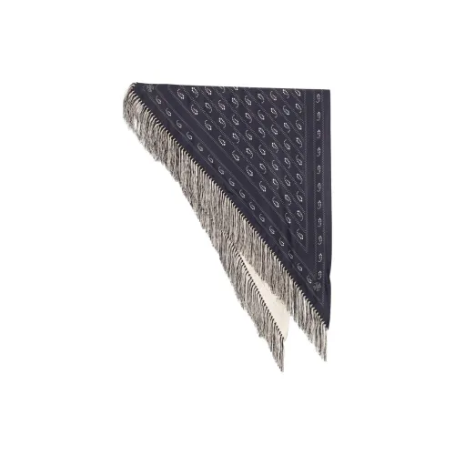 TORY BURCH Шелковая палантина Женская Синяя