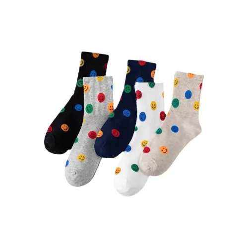 OEING 5 пар Женские носки MID до икры