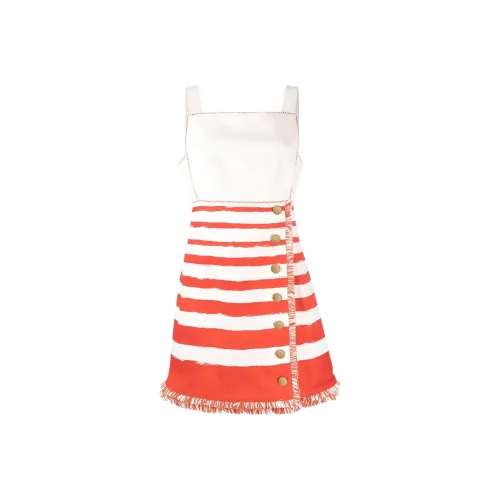 Zimmermann Без рукавов Платье Женское Красное