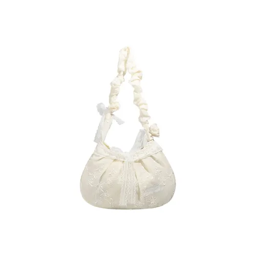 DIFFERENT FACES Полиэстер Плечо Сумка Женская Экрю