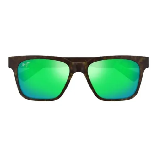 Maui Jim Ацетат Квадратные Солнцезащитные Очки Мужские Умбра