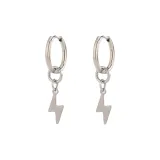 Серьги с молнией (одна пара)