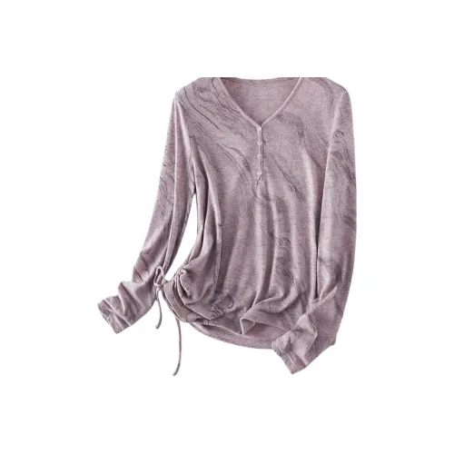 IHIMI Фиолетовый Женские T-рубашки