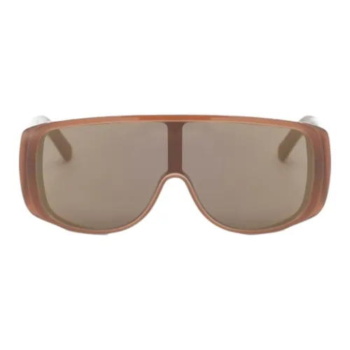 Retrosuperfuture Ацетат Нерегулярная форма Солнцезащитные очки Мужской Коричневый