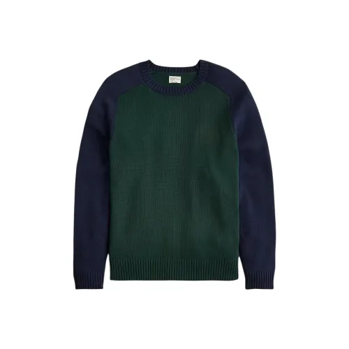 J.Crew Темно-зеленый мужской трикотаж