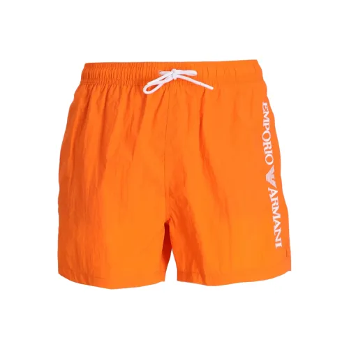 EMPORIO ARMANI Пляжные шорты Мужские Оранжевые
