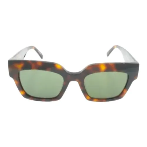 MCM Ацетат Квадратные Солнцезащитные Очки Мужские Коричневые