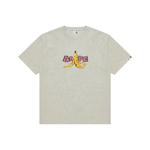 Aape Серый Белый WH2 Мужская T-Рубашка