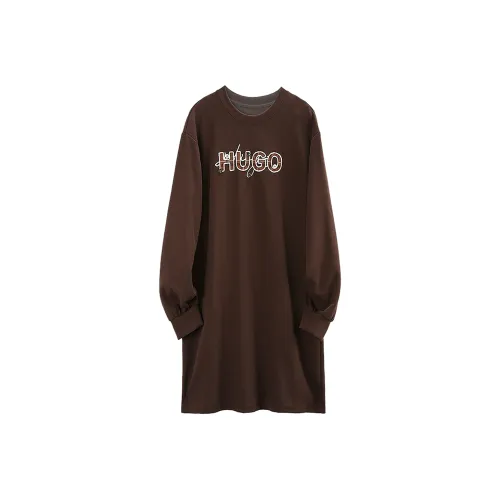 A paradise for awakening Длинное платье с длинными рукавами женское