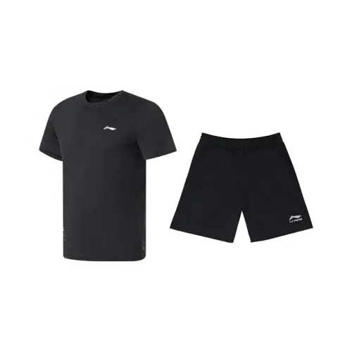 Лайнер Повседневная Спортивная Одежда Унисекс Черный + Черный